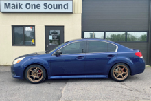 2010 Impreza with professional window tint in North Bay